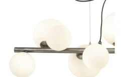 Avlånga Taklampor|Kök & Matplats < Aneta Molekyl Taklampa 85cm Tenn/Vit