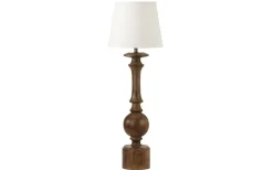 Vardagsrum|Sovrum < PR Home Molly Lampfot 61cm Burned Brown