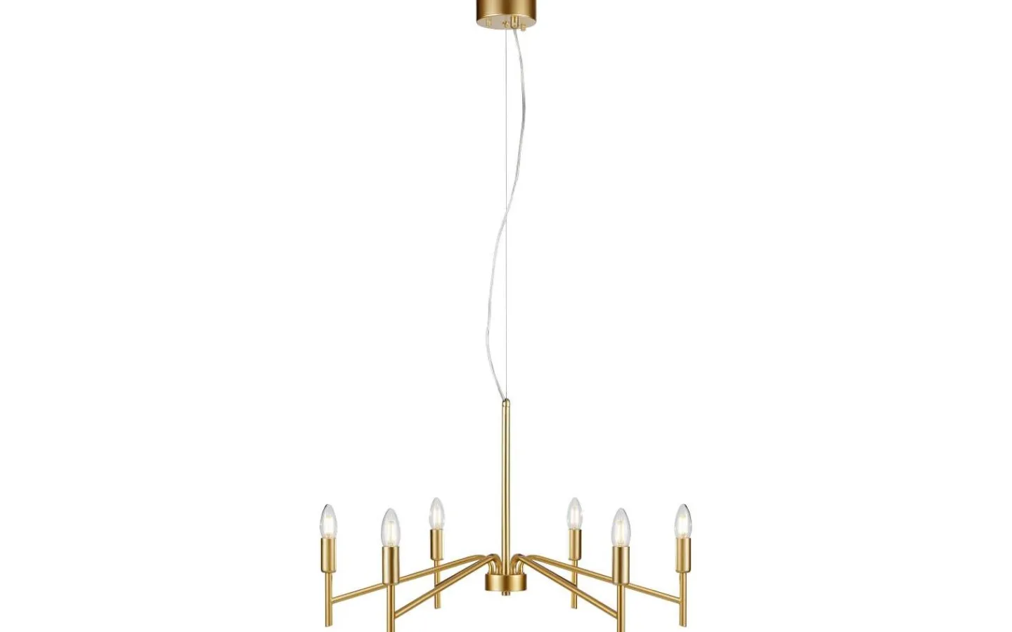 Kök & Matplats|Stora Taklampor Ø70-150 Cm < Markslojd Monarch Taklampa 70cm 6L Guld