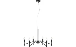 Kök & Matplats|Stora Taklampor Ø70-150 Cm-Markslojd Monarch Taklampa 70cm 6L Svart