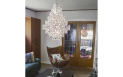 Vardagsrum|Kristallampor-By Rydens Monarque Grande Taklampa 58cm Klar