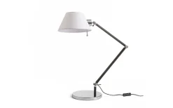 Skrivbordslampor-Rendl Montana Skrivbordslampa 78cm Vit/Svart/Krom