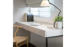 Skrivbordslampor-Rendl Montana Skrivbordslampa 78cm Vit/Svart/Krom