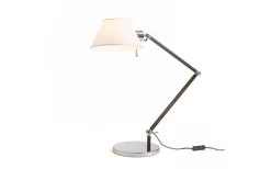 Skrivbordslampor-Rendl Montana Skrivbordslampa 78cm Vit/Svart/Krom
