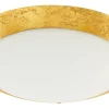 Plafonder < Eglo Montenovo Plafond 39,5cm LED 3000K 22W Guld