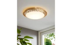 Plafonder < Eglo Montenovo Plafond 39,5cm LED 3000K 22W Guld