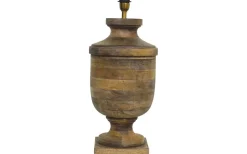 Lampfötter-Hallbergs Monterey Lampfot 65cm Åldrat trä