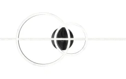 Plafonder-Trio Lighting Montilla Plafond LED krom