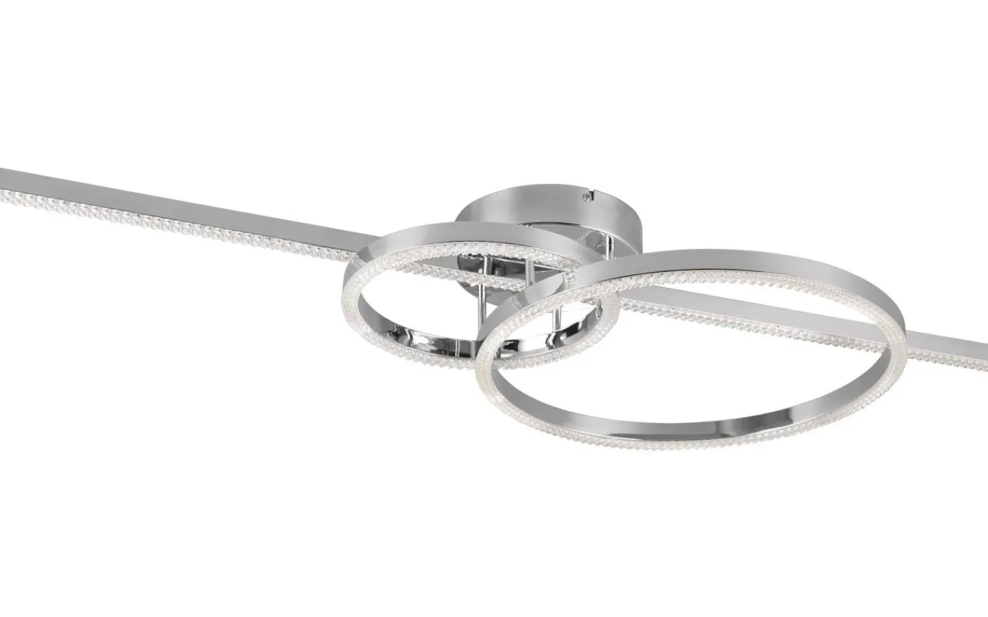 Plafonder-Trio Lighting Montilla Plafond LED krom