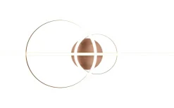 Plafonder-Trio Lighting Montilla Plafond LED svart/kaffebrun