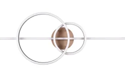 Plafonder-Trio Lighting Montilla Plafond LED svart/kaffebrun