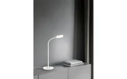 Skrivbordslampor-Trio Lighting Monza Skrivbordslampa LED mattvit
