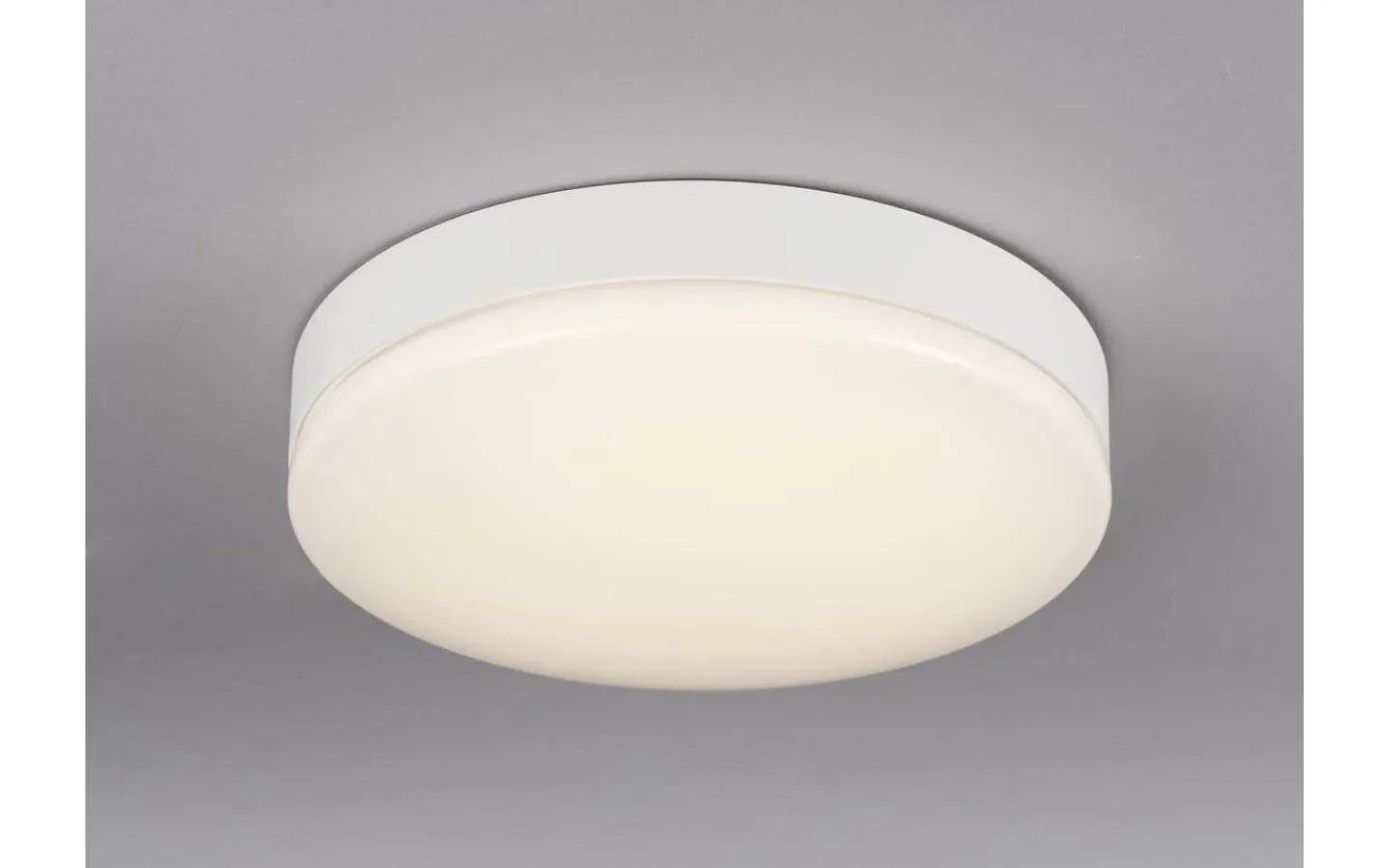 Badrumslampor Tak|Plafonder < Hidealite Moon Basic Plafond 32cm LED 3000K/4000K 15W Vit IP44