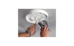 Badrumslampor Tak|Plafonder < Hidealite Moon Basic Plafond 32cm LED 3000K/4000K 15W Vit IP44