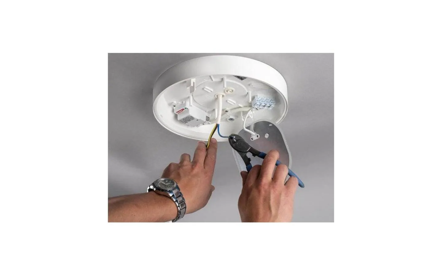 Badrumslampor Tak|Plafonder < Hidealite Moon Basic Plafond 32cm LED 3000K/4000K 15W Vit IP44