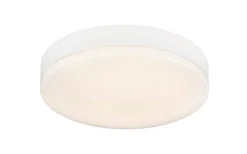 Badrumslampor Tak|Plafonder < Hidealite Moon Basic Plafond Sensor 32cm LED 3000K/4000K 16W Vit IP44