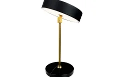 Uppladdningsbara Lampor Inomhus|Bordslampor < Dyberg Larsen Moonlight Uppladdningsbar Bordslampa 28,5cm LED 3000K 2W Svart/Mässing