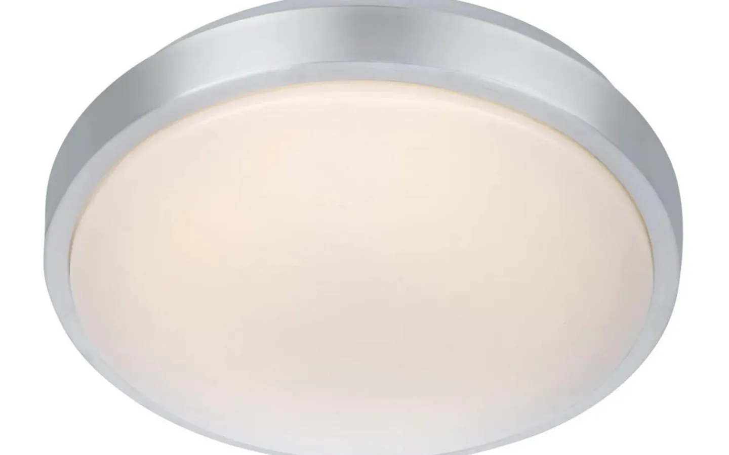 Badrumslampor Tak < Markslojd Moon Plafond 28cm LED 3000K 9W Silver IP44