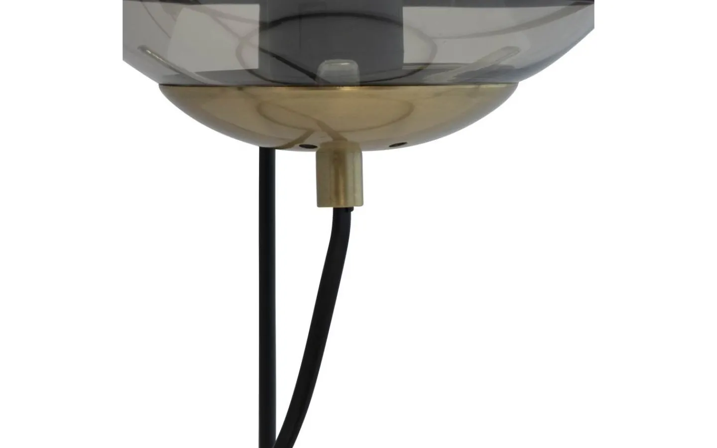 Bordslampor < Dyberg Larsen Moon Smoke Bordslampa 34cm Svart/Mässing