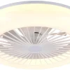 Takfläktar < Reality Mora Takfläkt 45cm LED vit
