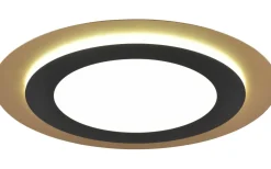 Plafonder-Trio Lighting Morgan Plafond LED 45cm matt svart/guld