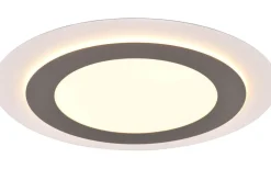 Plafonder < Trio Lighting Morgan Plafond LED 45cm vit/borstad stål