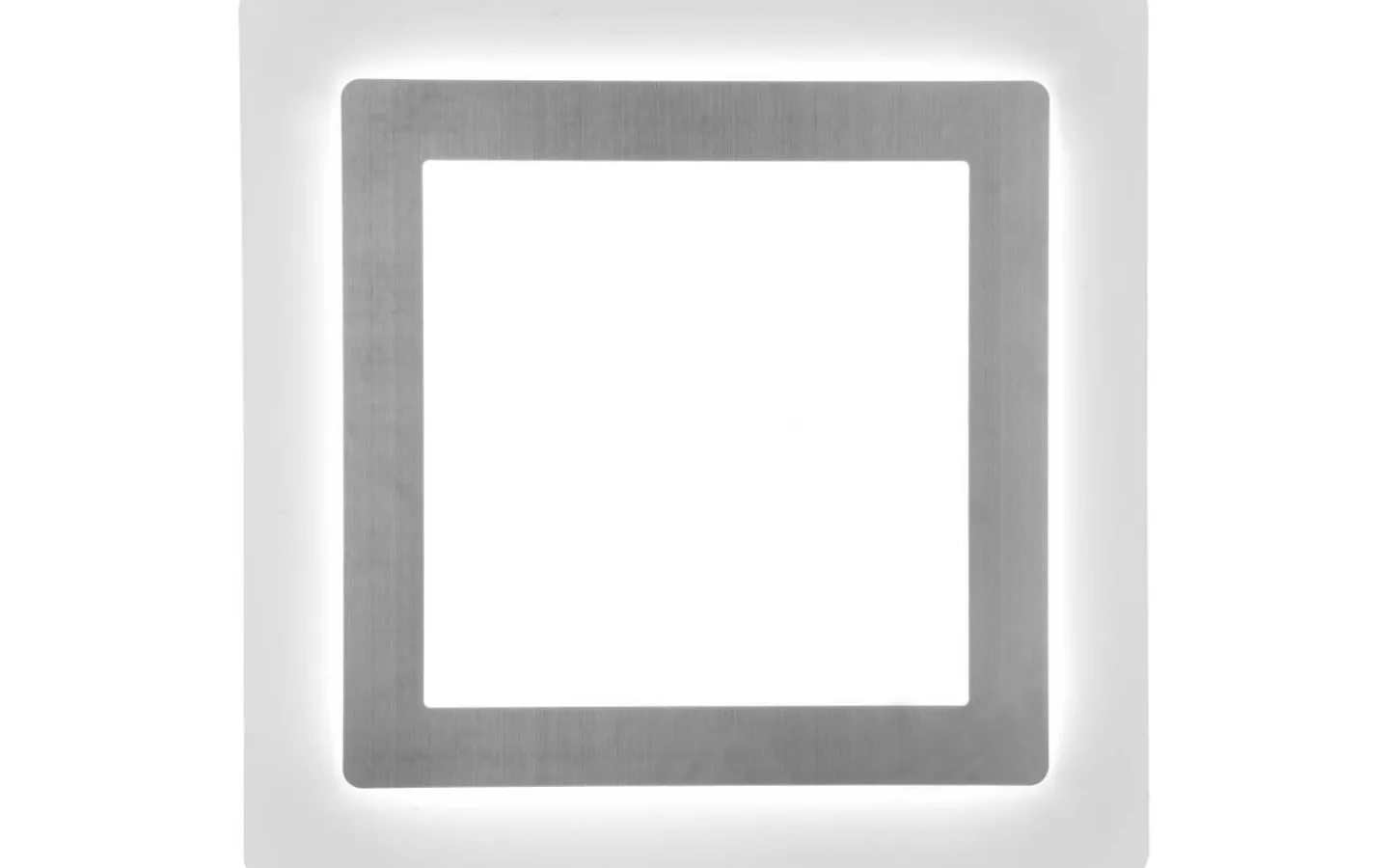 Plafonder-Trio Lighting Morgan Plafond LED 45x45cm vit/borstad stål