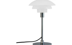 Bordslampor-Dyberg Larsen Morph D21 Bordslampa 35cm Opal/Krom