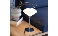 Bordslampor-Dyberg Larsen Morph D21 Bordslampa 35cm Opal/Krom