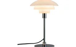 Bordslampor-Dyberg Larsen Morph D21 Bordslampa 35cm Opal/Krom