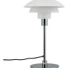 Bordslampor-Dyberg Larsen Morph D21 Bordslampa 35cm Vit/Krom