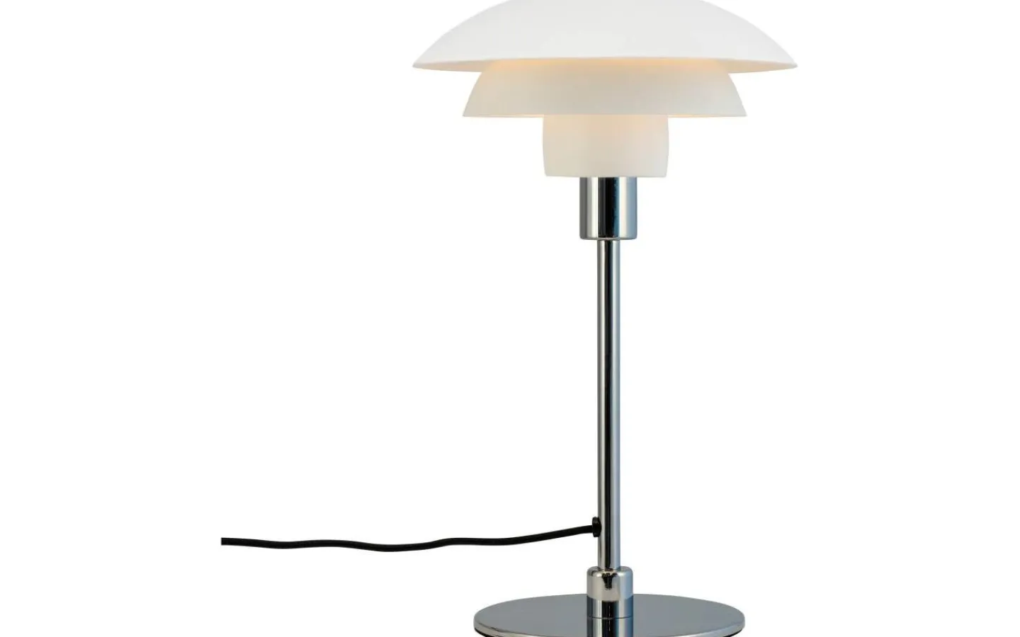 Bordslampor-Dyberg Larsen Morph D21 Bordslampa 35cm Vit/Krom