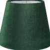 Enfärgade Runda Lampskärmar-Markslojd Morris Lampskärm Ø19cm Sammet Grön
