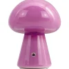 Uppladdningsbara Lampor Inomhus < Dyberg Larsen Mushroom Uppladdningsbar Bordslampa 21cm Lila