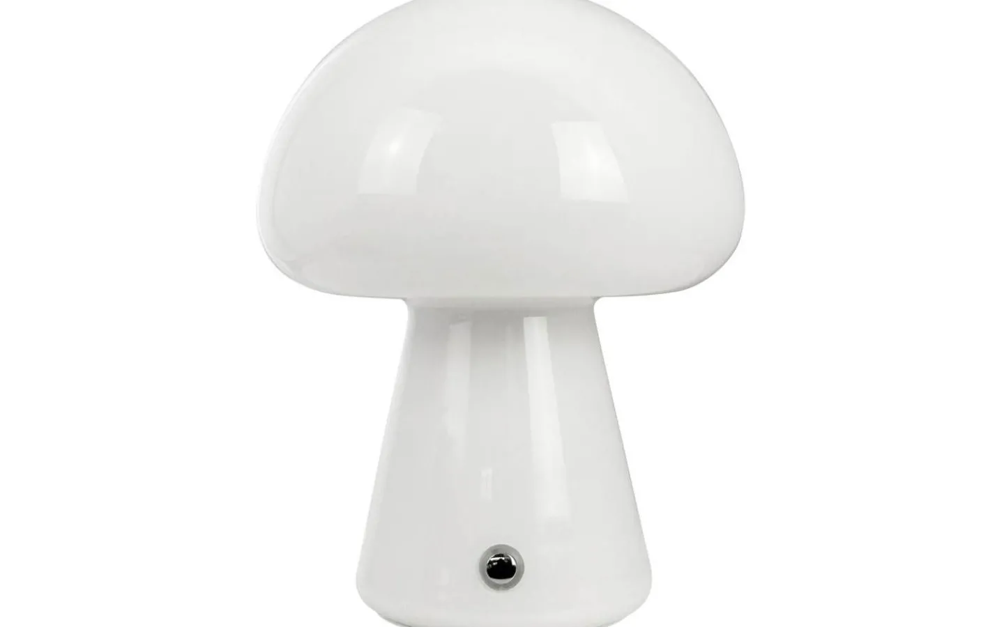 Uppladdningsbara Lampor Inomhus < Dyberg Larsen Mushroom Uppladdningsbar Bordslampa 21cm Vit