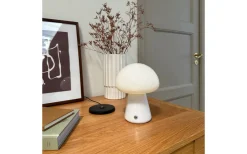 Uppladdningsbara Lampor Inomhus < Dyberg Larsen Mushroom Uppladdningsbar Bordslampa 21cm Vit