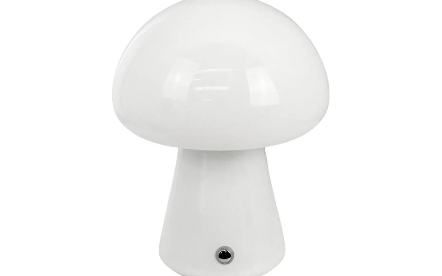 Uppladdningsbara Lampor Inomhus < Dyberg Larsen Mushroom Uppladdningsbar Bordslampa 21cm Vit