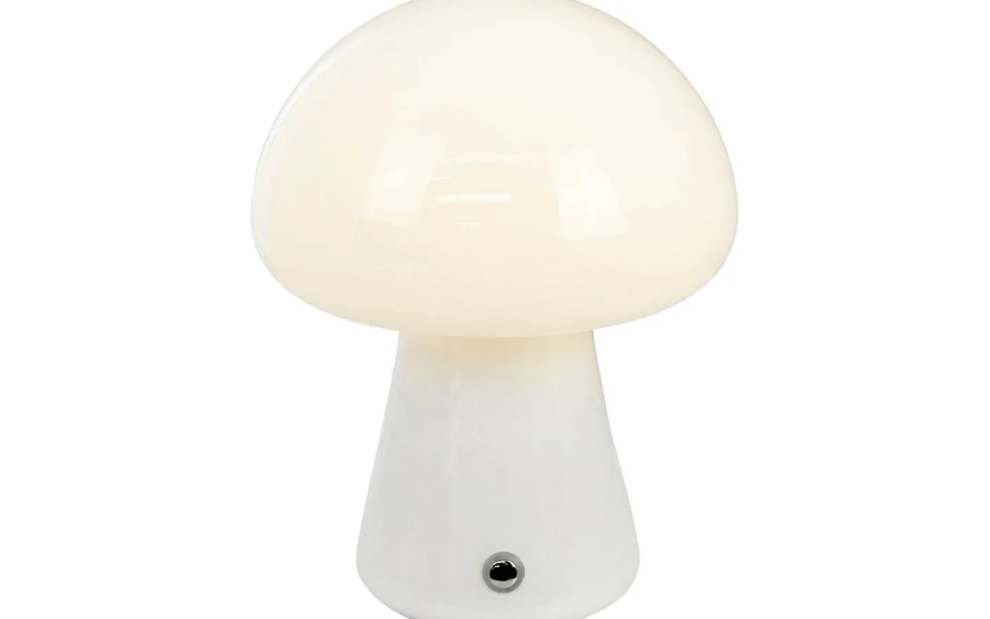Uppladdningsbara Lampor Inomhus < Dyberg Larsen Mushroom Uppladdningsbar Bordslampa 21cm Vit