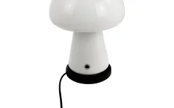 Uppladdningsbara Lampor Inomhus < Dyberg Larsen Mushroom Uppladdningsbar Bordslampa 21cm Vit