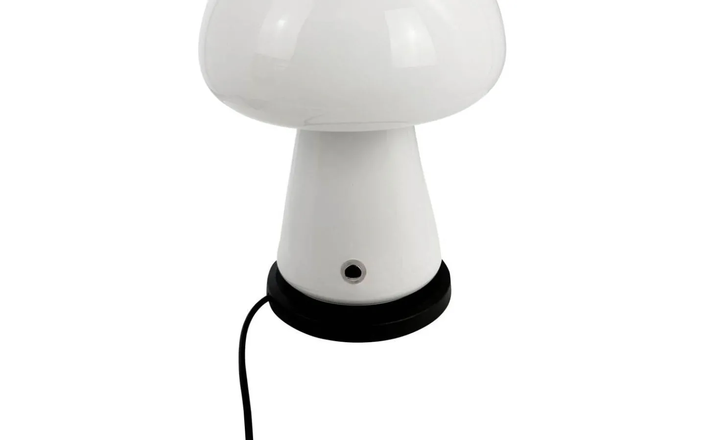 Uppladdningsbara Lampor Inomhus < Dyberg Larsen Mushroom Uppladdningsbar Bordslampa 21cm Vit