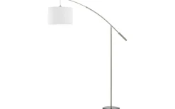 Golvlampor|Golvläslampor-Eglo Nadina Golvlampa 195cm Grå