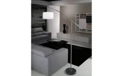 Golvlampor|Golvläslampor-Eglo Nadina Golvlampa 195cm Grå