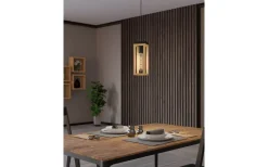 Fönsterlampor-Eglo Nafferton Fönsterlampa 10cm Svart/Natur