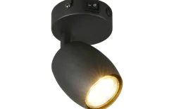 Läslampor < Reality Nancy Spotlight GU10 mattsvart