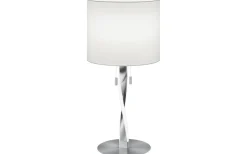 Bordslampor < Trio Lighting Nandor Bordslampa E27 + LED borstat stål