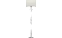 Golvlampor < Trio Lighting Nandor Golvlampa E27 + LED borstat stål