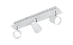 Avlånga Takspotlights|Takspot Med 3 Lampor-Trio Lighting Narcos Spotlight LED 3-delad vit