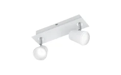 Takspot Med 2 Lampor < Trio Lighting Narcos Spotlight LED 2-delat vit
