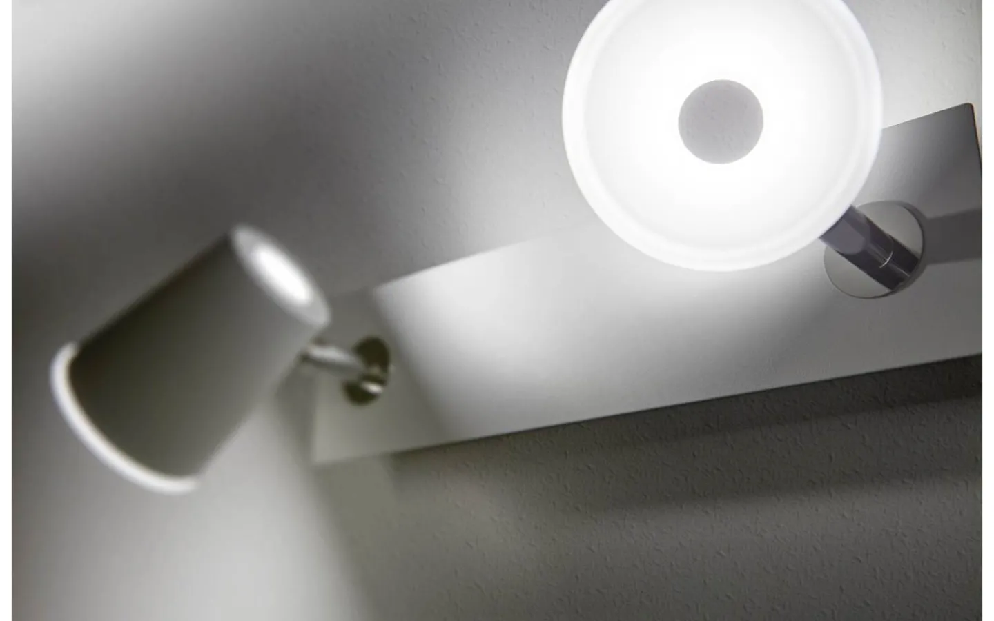 Takspot Med 2 Lampor < Trio Lighting Narcos Spotlight LED 2-delat vit