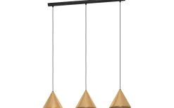 Kök & Matplats|Avlånga Taklampor < Eglo Narices Taklampa 92cm 3L Guld